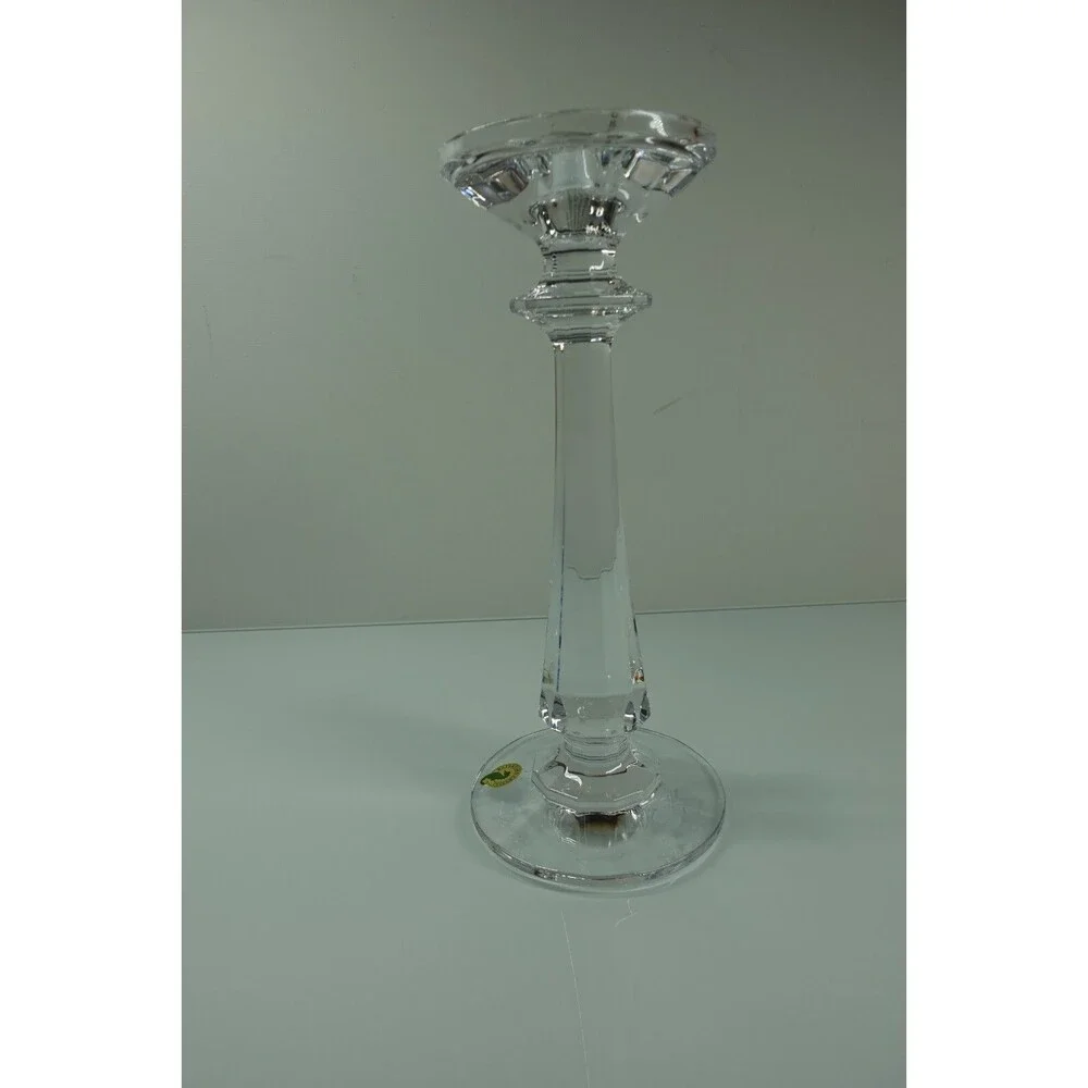 Waterford Crystal 10” Illuminology Faceted Candlestick Holder - New No Box